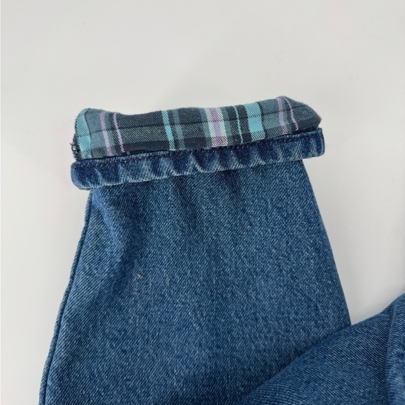 L.L. Bean Original Relaxed Fit Straight Leg Double Layered Insulated Jeans - Picture 6 of 15